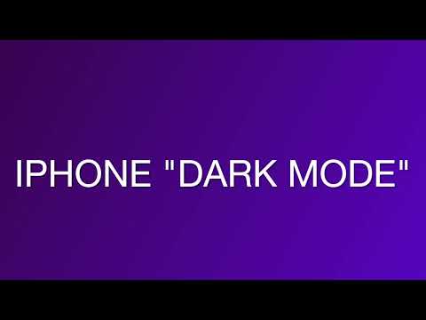 IOS Simulator : Change iPhone To Dark Mode
