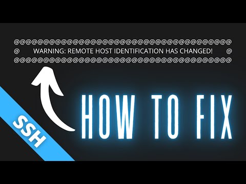 How to Fix Warning Remote Host Identification Has Changed