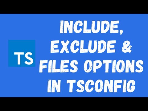 16. Include and Exclude ts Files with the tsconfig.json configuration file in Typescript.