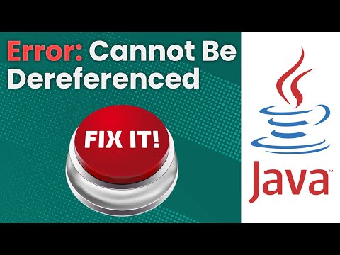 Error: Cannot Be Dereferenced (Java Tutorial)