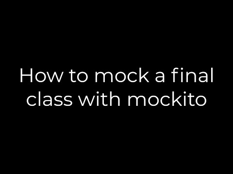 Java :How to mock a final class with mockito(5solution)