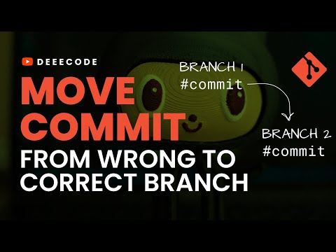How to move a commit from the wrong branch to the correct branch using git cherry-pick command