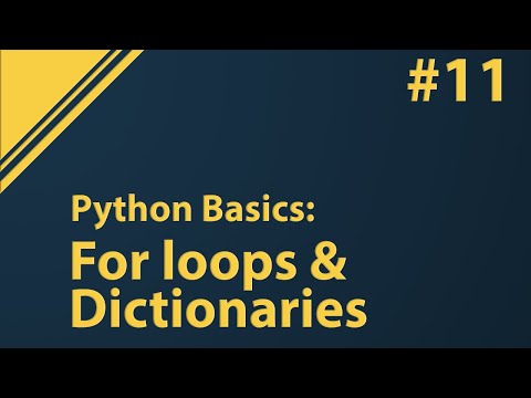 Python Tutorial: Extracting values from dictionaries with for loops