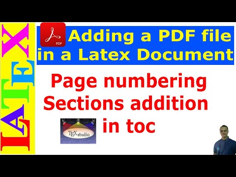 Inserting an External PDF file into a Latex Document (LaTeX Tips/Solution- 38)