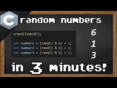 C random numbers 🎲