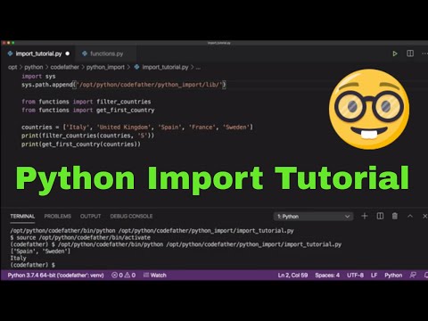 How to Import a Python Function from Another File