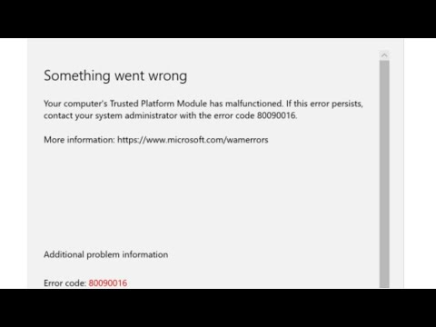 Fix Microsoft Teams Error Code 80090016 Your Computer's Trusted Platform Module has Malfunctioned