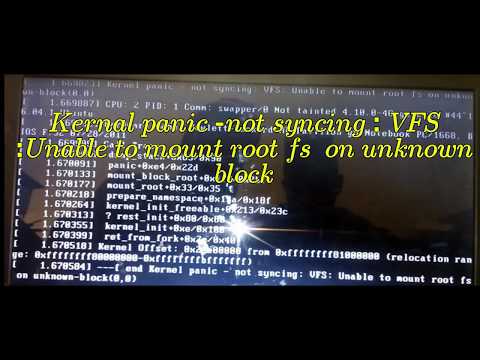 Kernel panic not syncing Unable to mount root mint 19 | ubuntu