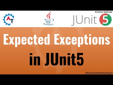 13. JUnit5 Basics - Expected Exceptions in JUnit5 | What is Expected Exception in JUnit 5