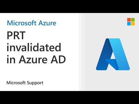 How to troubleshoot a invalidated PRT (Primary Refresh Token) in Azure AD | Microsoft