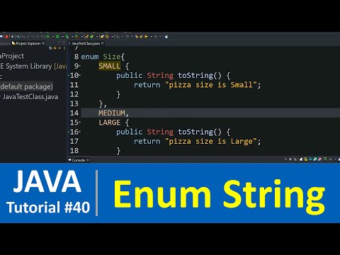 Java Tutorial #40 - Enum Strings in Java Programming (Examples)