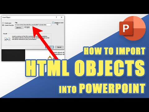 [TUTORIAL] How to (Easily) IMPORT HTML Objects Into PowerPoint