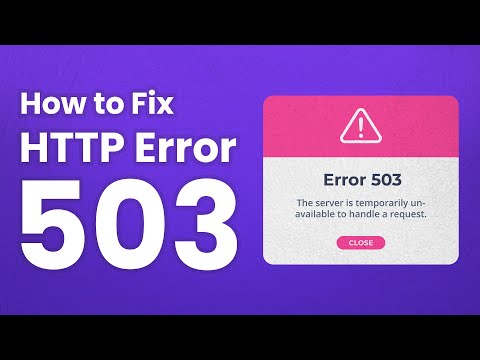 How to Fix the HTTP Error 503 for WordPress Sites