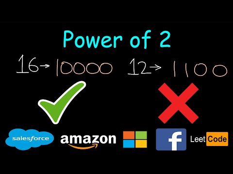 Power of 2 | Leetcode #231 | 4 methods explained