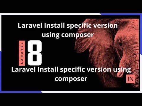Laravel Install specific version using composer