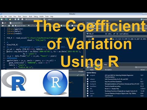 Coefficient of Variation population in R (Weighted and Unweighted)