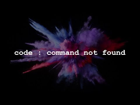 HowTo Fix Code command not found| Open bash_profile in Visual Studio Code