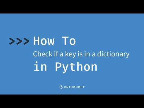 How to check if a key is in a dictionary in Python