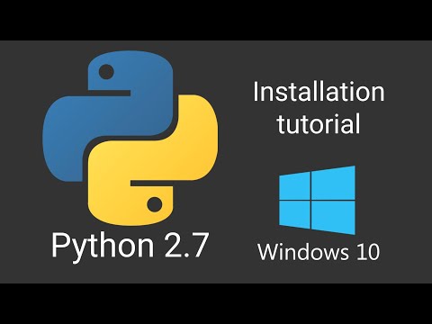 How to install Python 2.7 on Windows 10. Python installation Windows tutorial