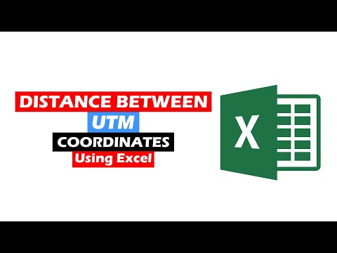 Find Distance Between 2 COORDINATES | Find Distance Between Coordinates in Excel