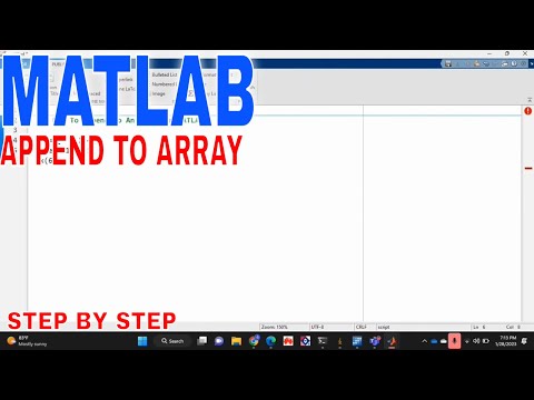 ✅ How To Append To An Array In MATLAB 🔴