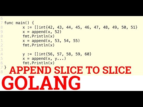 Append Slice to Slice Golang