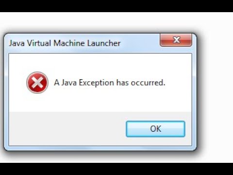 java exception error has occurred fix tutorial 2021