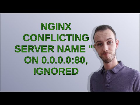 Nginx conflicting server name