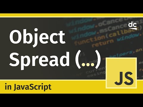 Object Spread Syntax - JavaScript Tutorial