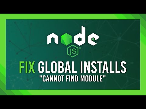 Fix Global Installs Not Working |