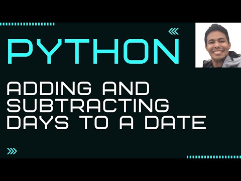 Adding and Subtracting days to a date in Python