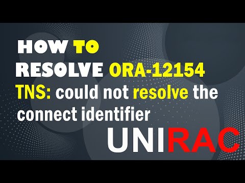 Understanding Ora-12154: Tns Could Not Resolve The Connect Identifier  Specified