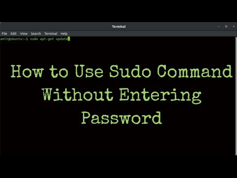 How to Use Sudo Command Without Entering Password In Ubuntu