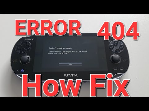 Vita Homebrew Browser ERROR: 404 Not Found !!! 👉How To Fix 👈