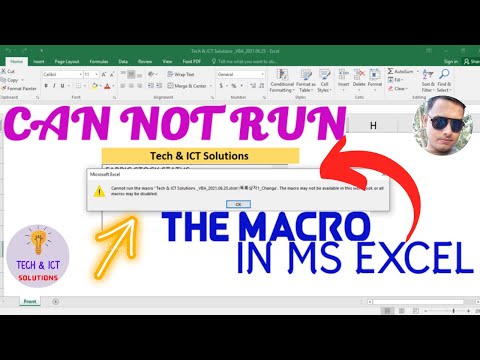 Cannot run the macro! xlam |The macro may not be available in this workbook[Fix/ Solutions 2022!]