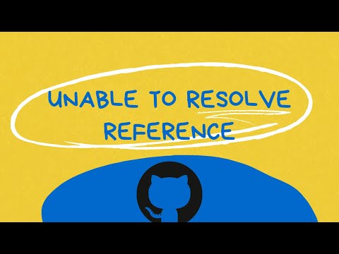 unable to resolve reference