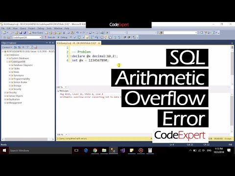 SQL Arithmetic Overflow Error Converting Int To Data Type Numeric