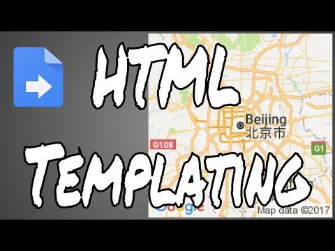Apps Script: HTML Templating