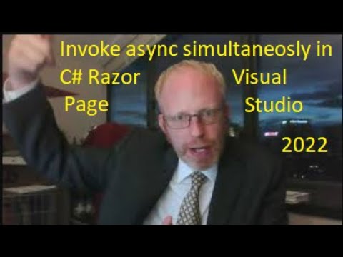 Invoke async methods simultaneously; call async method from sync method in Visual Studio 2022 C#