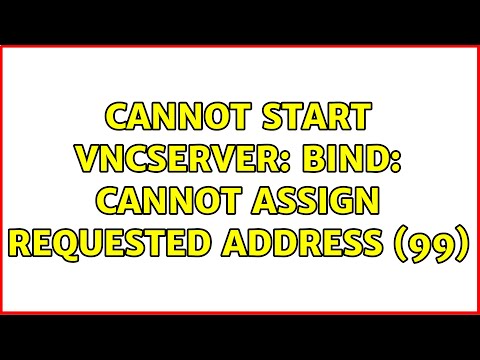 cannot assign requested address windows