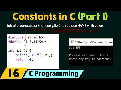 Constants in C (Part 1)
