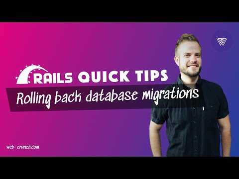 Rails Quick Tips - Rolling Back Database Migrations