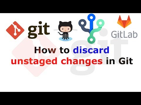 How to discard unstaged changes in Git