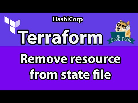 How to remove resource from Terraform state file | terraform state rm example