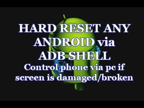 how to hard reset any android for flash recovery using ADB fast boot tool