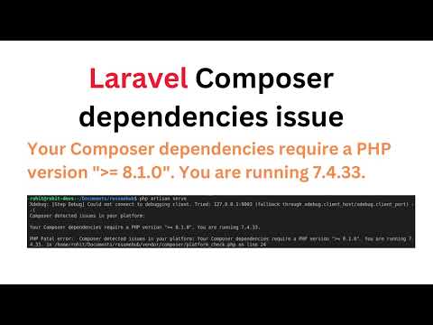 Your Composer dependencies require a PHP version = 8.1.0  You are running 7.4.33 | Laravel | Ubuntu