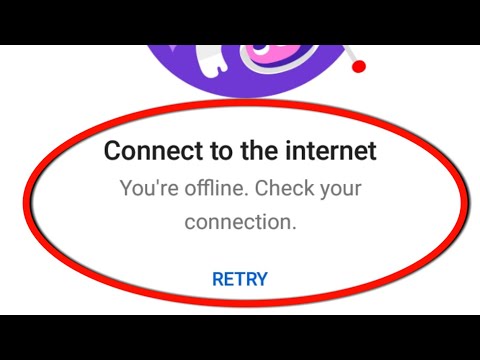 Connect To The Internet You're Offline Check Your Connection Youtube