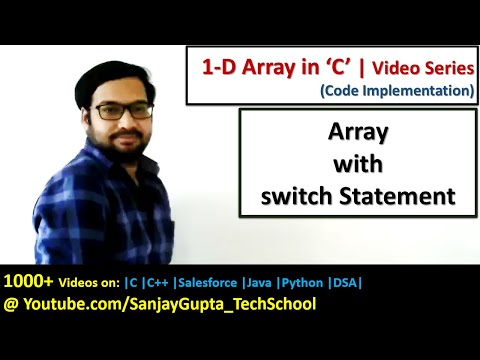 How to use array with switch statement in c programming | by Sanjay Gupta