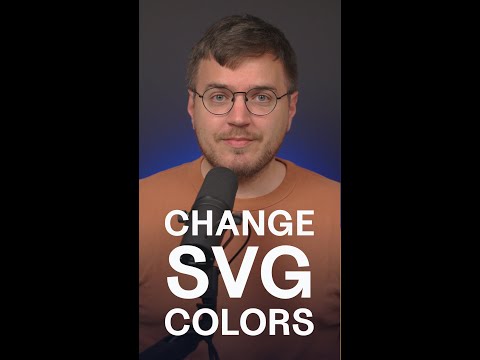 Simple Trick to Change SVG Colors with CSS #shorts