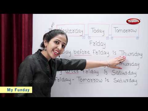 Yesturday, Today, Tomorrow | Maths For Class 2 | Maths Basics For CBSE Children